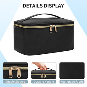 OCHEAL zipper and handle close-up highlighting easy access and comfortable carry