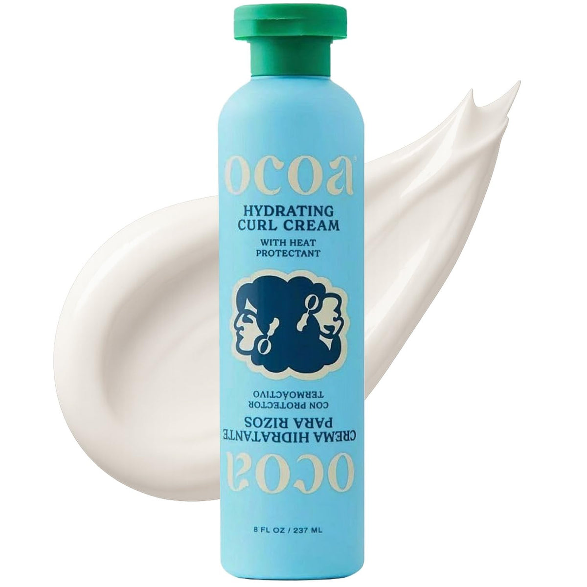 OCOA front label of 8oz jar showing product name and benefits