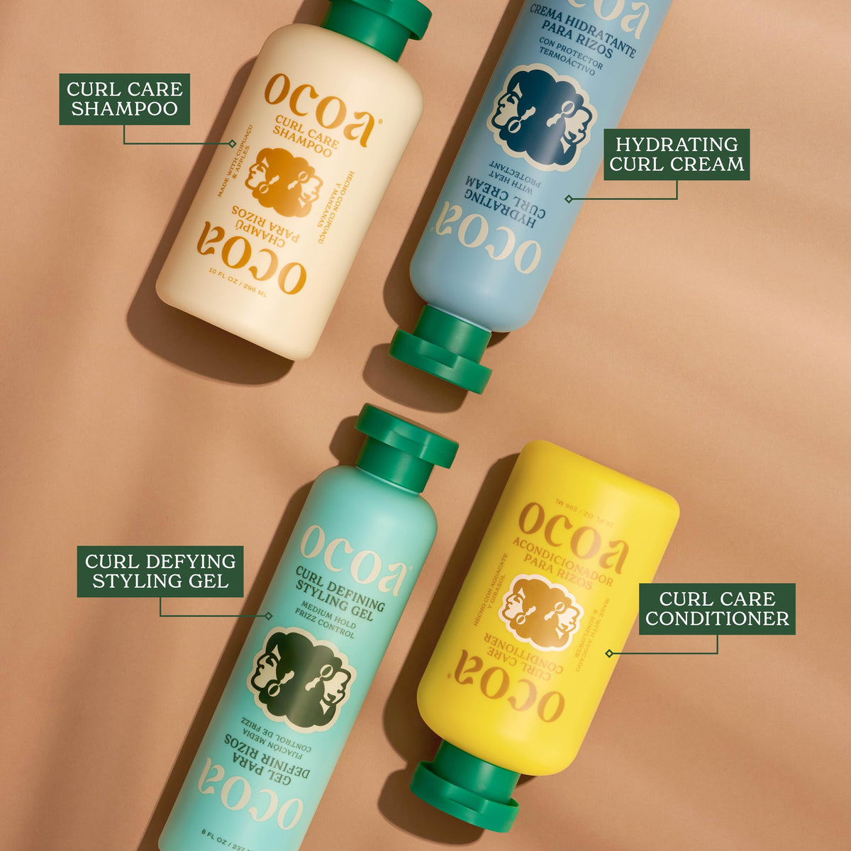 OCOA on a bathroom shelf in lifestyle scene showing daily routine fit