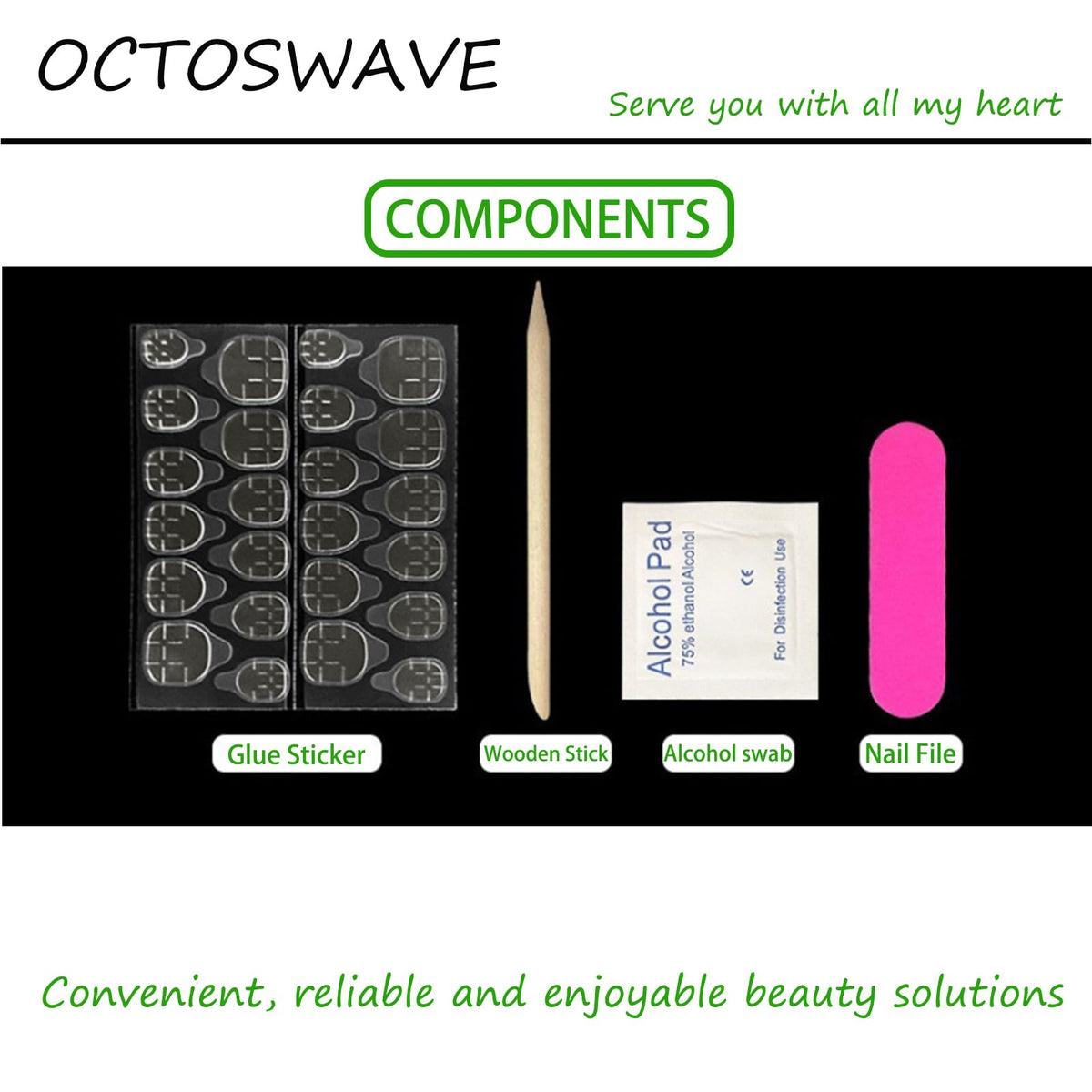 octoswave side view of long almond shape demonstrating elegant silhouette
