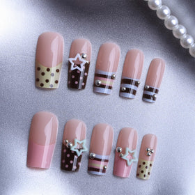 octoswave detailed view of polka dot and gradient polish for visual appeal