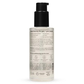 Odele bottle on bathroom shelf in lifestyle setting for daily routine