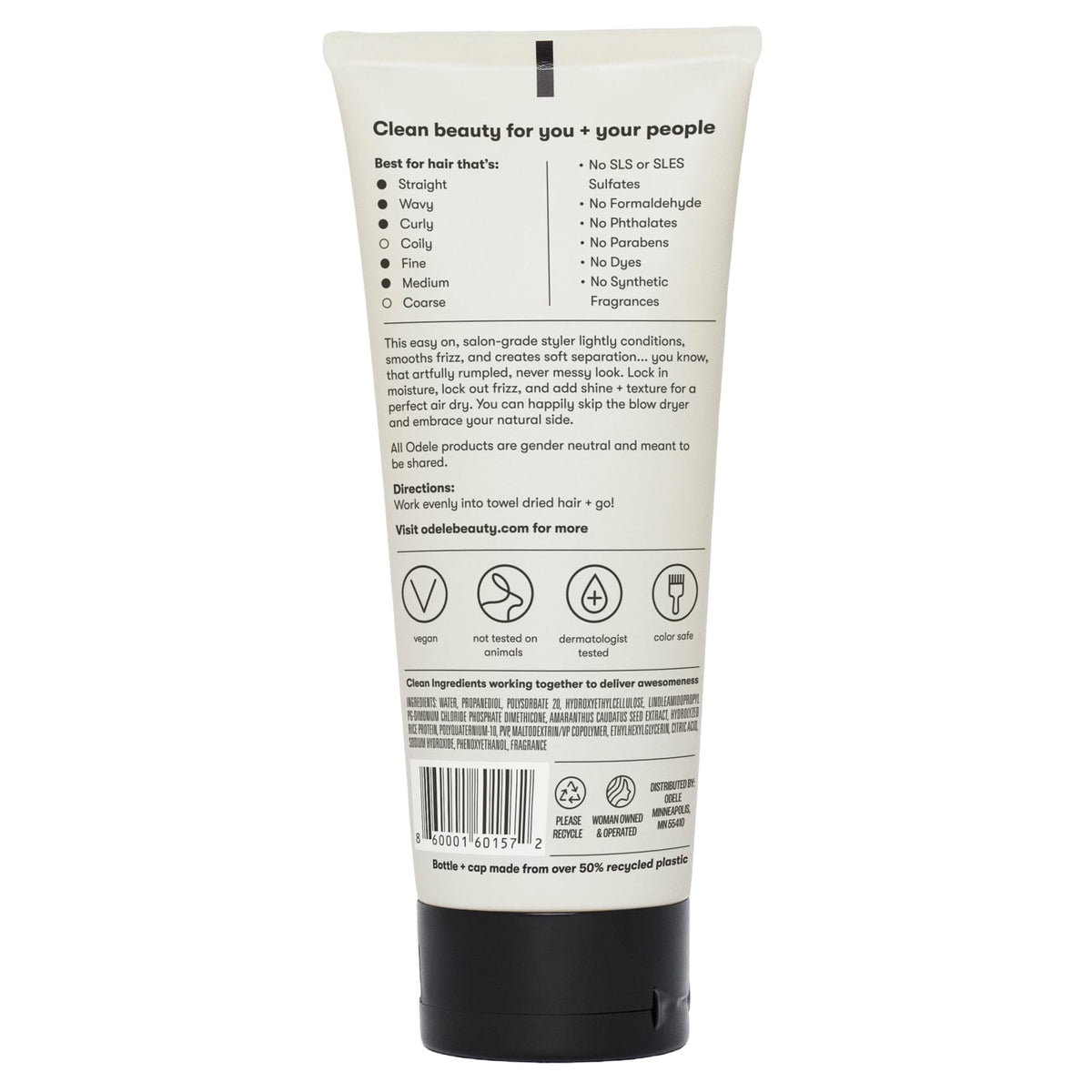 Odele styler on bathroom shelf in lifestyle scene suggesting everyday routine benefit
