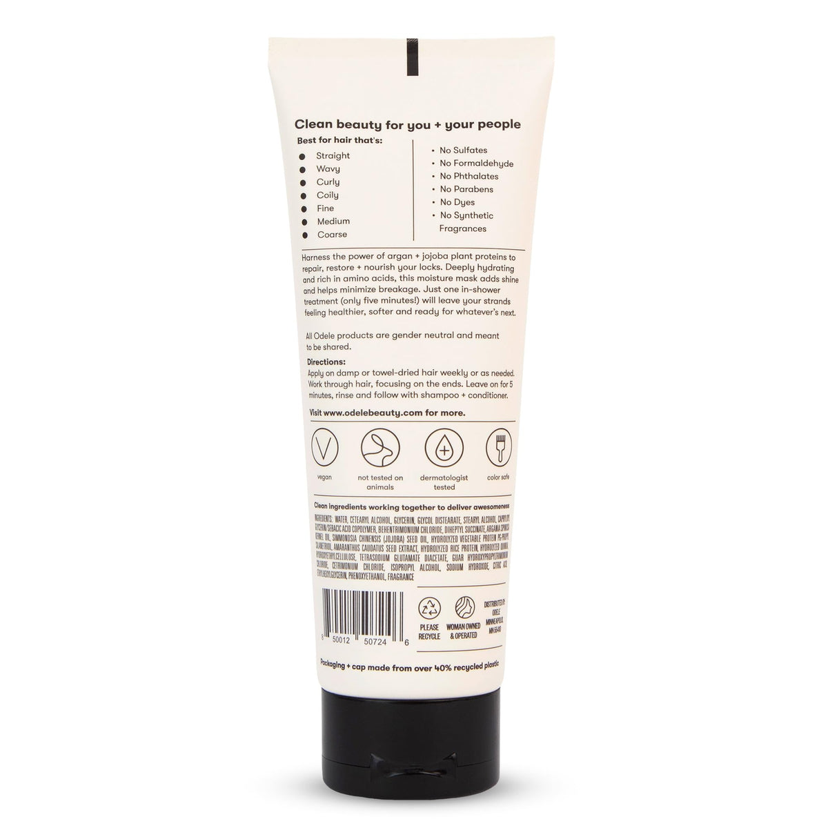 Odele jar styled on bathroom shelf suggesting everyday luxury and upkeep