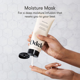 Odele jar open showing creamy mask texture for deep hydration benefit