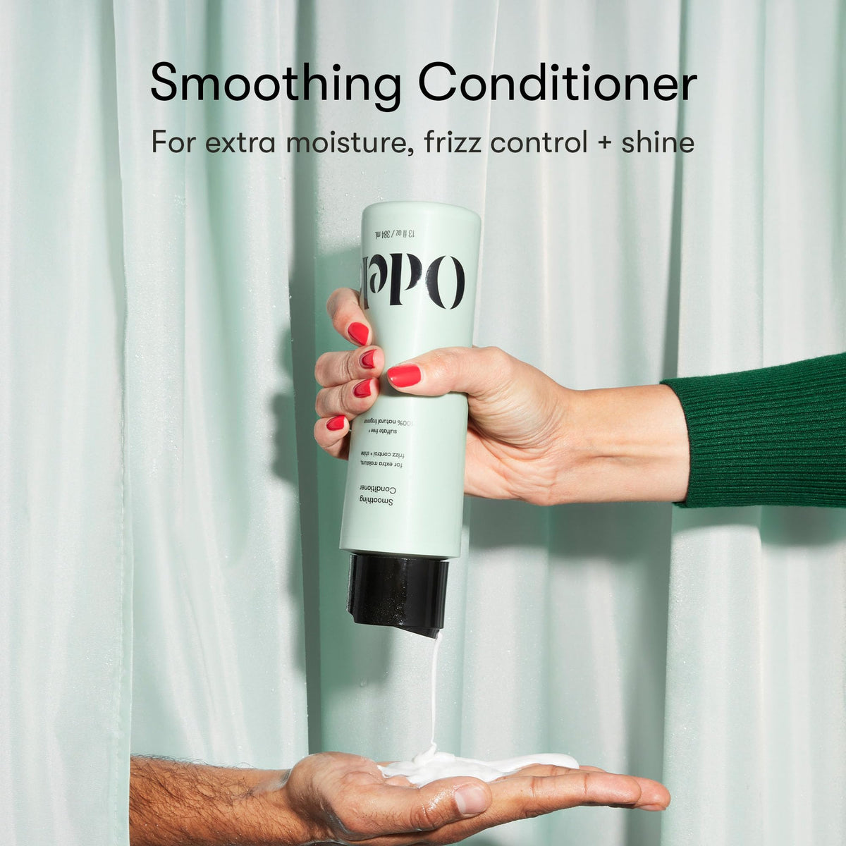 Odele pump dispenser being used for easy controlled application benefit