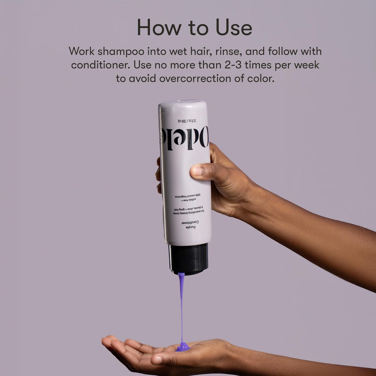 Odele set displayed in a bathroom, shows real-life styling and convenience