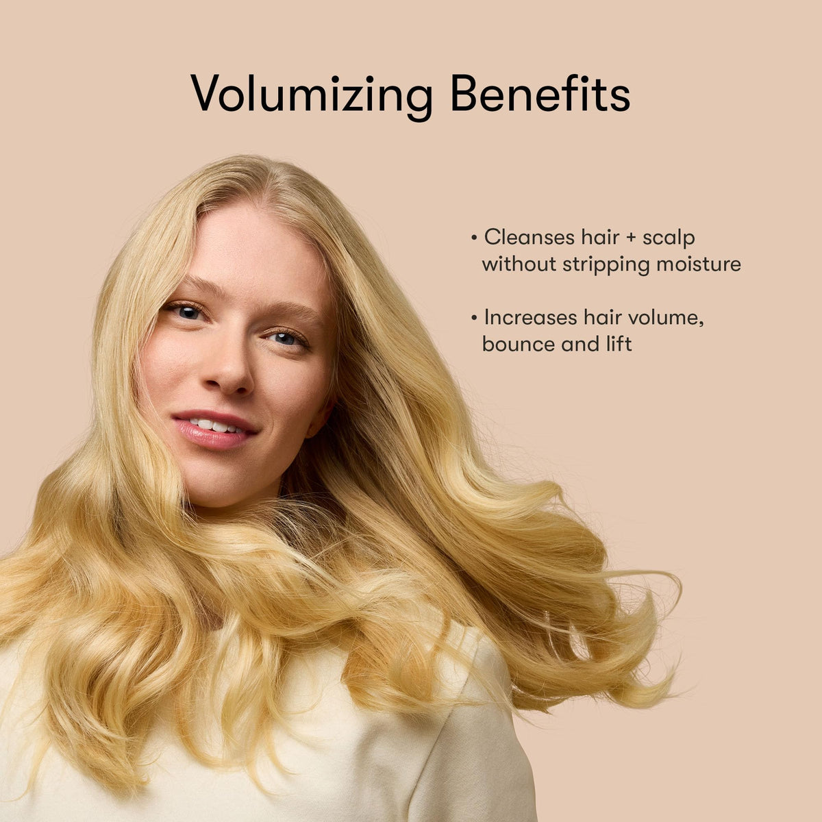 Odele shampoo and conditioner duo on shelf, highlights regimen pairing for fuller hair