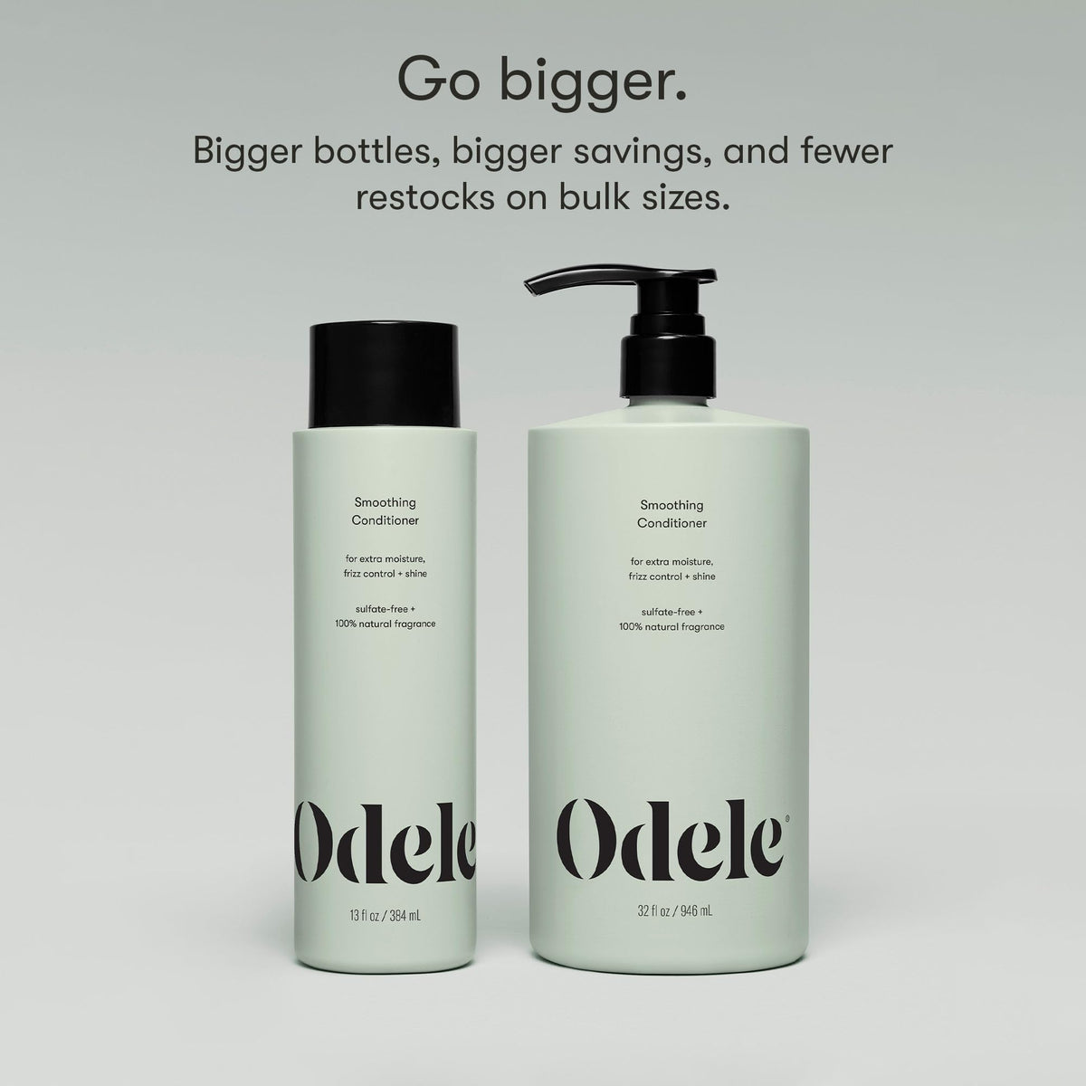 Odele on shower shelf in bathroom lifestyle suggesting daily routine convenience benefit