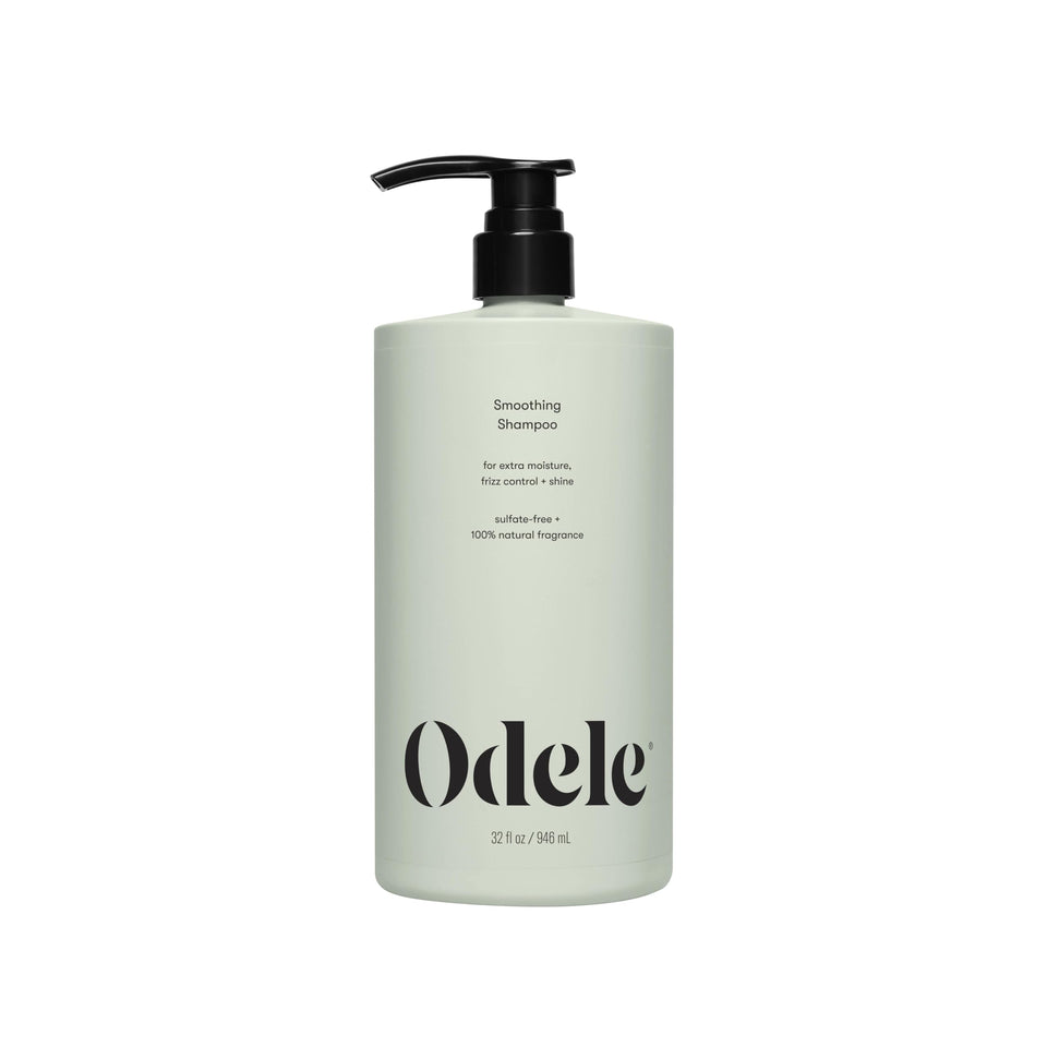 Odele front bottle shot showing label and 32oz size for smooth, hydrated hair