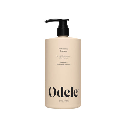 Odele front bottle view showing label and 32 fl oz size, clear benefit of large value