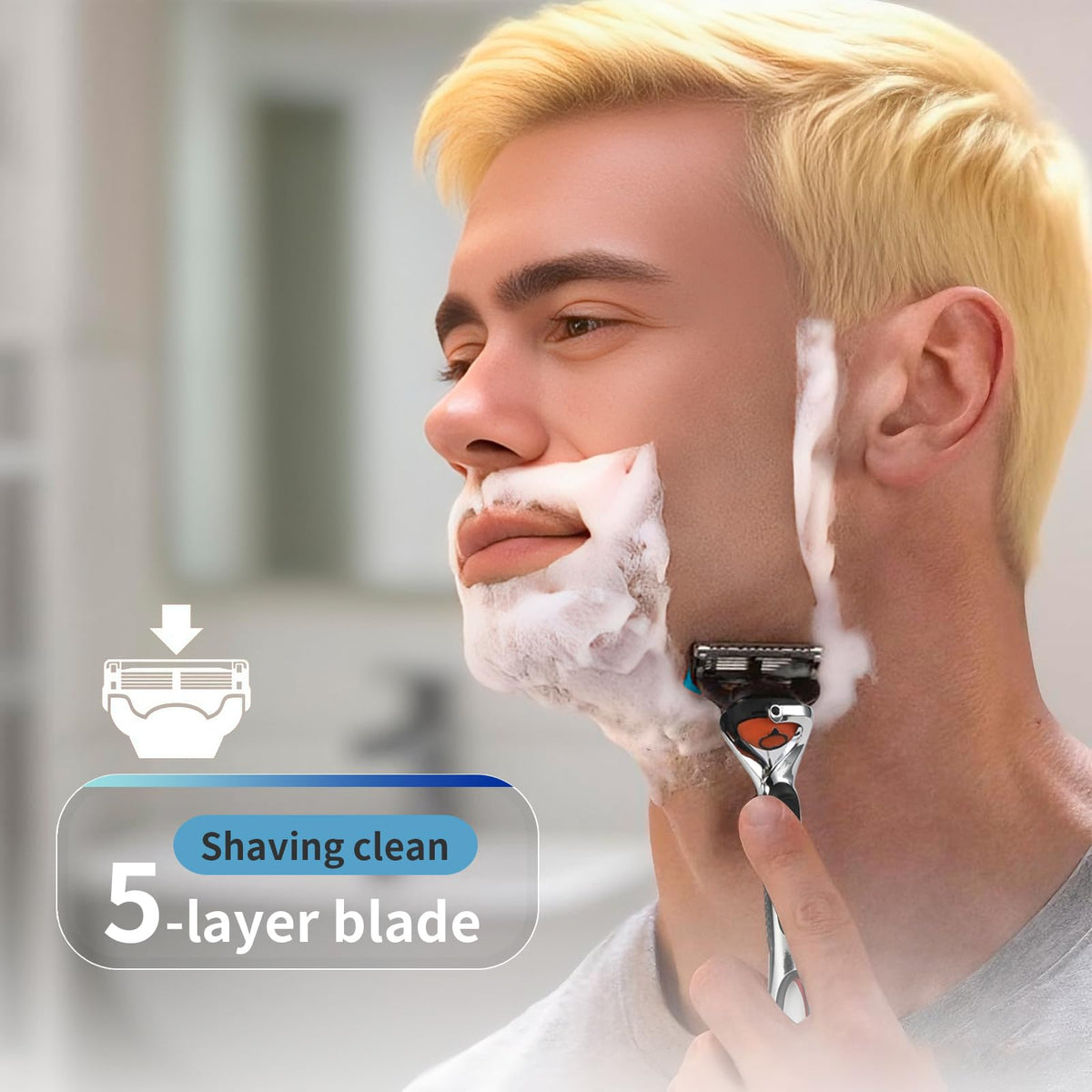 OENUASG step-by-step installation image showing quick snap-in setup for Fusion5 heads