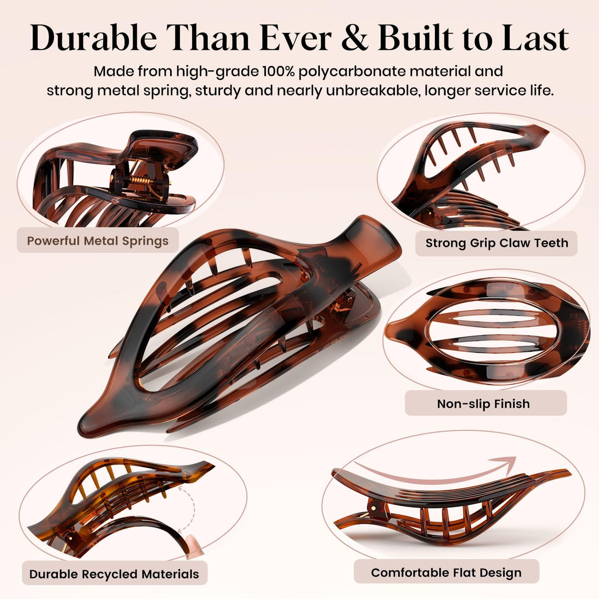 Oeusnael clip held in hand showing scale and lightweight design