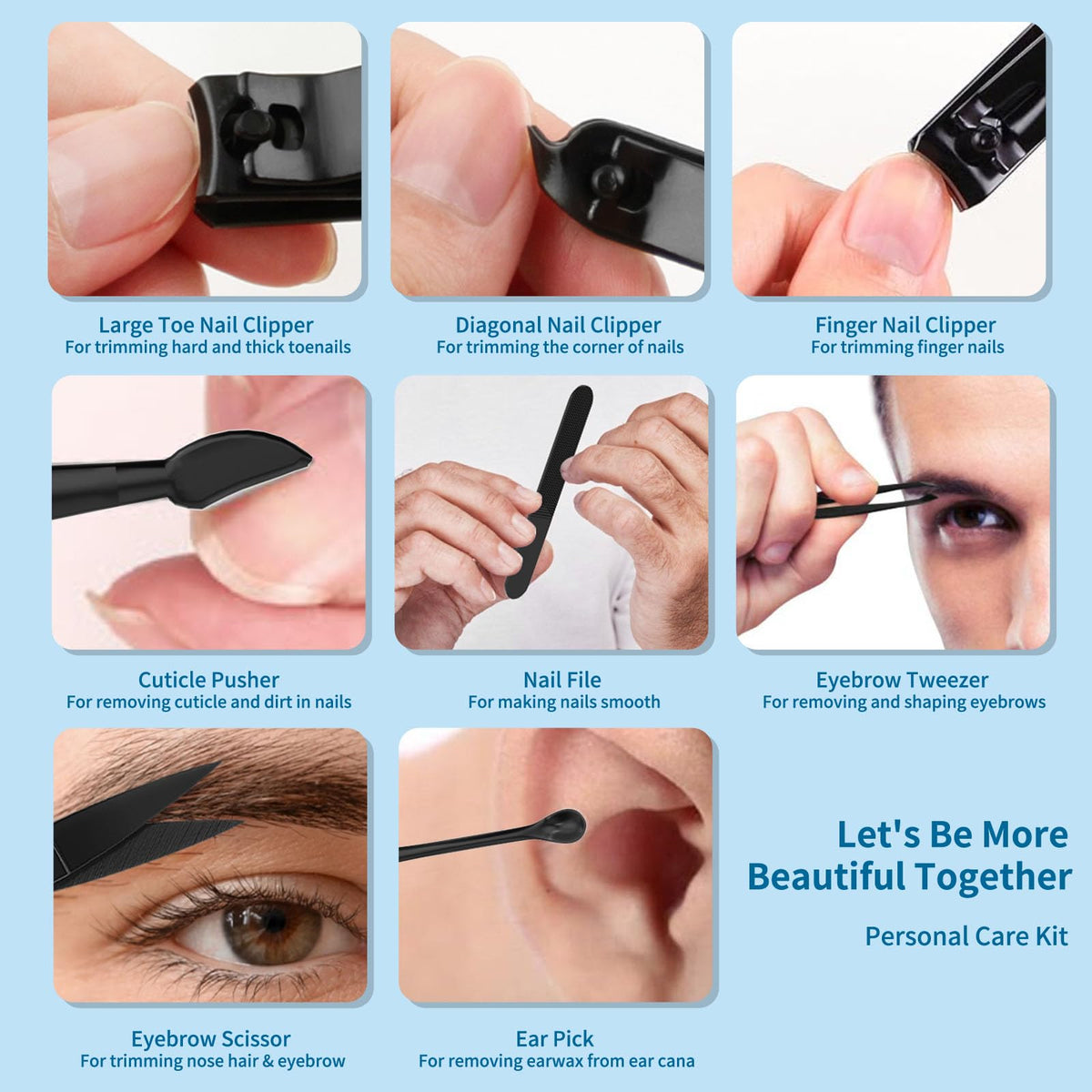 OFIDUS nail file and double-ended pusher detail smoothing and shaping nails
