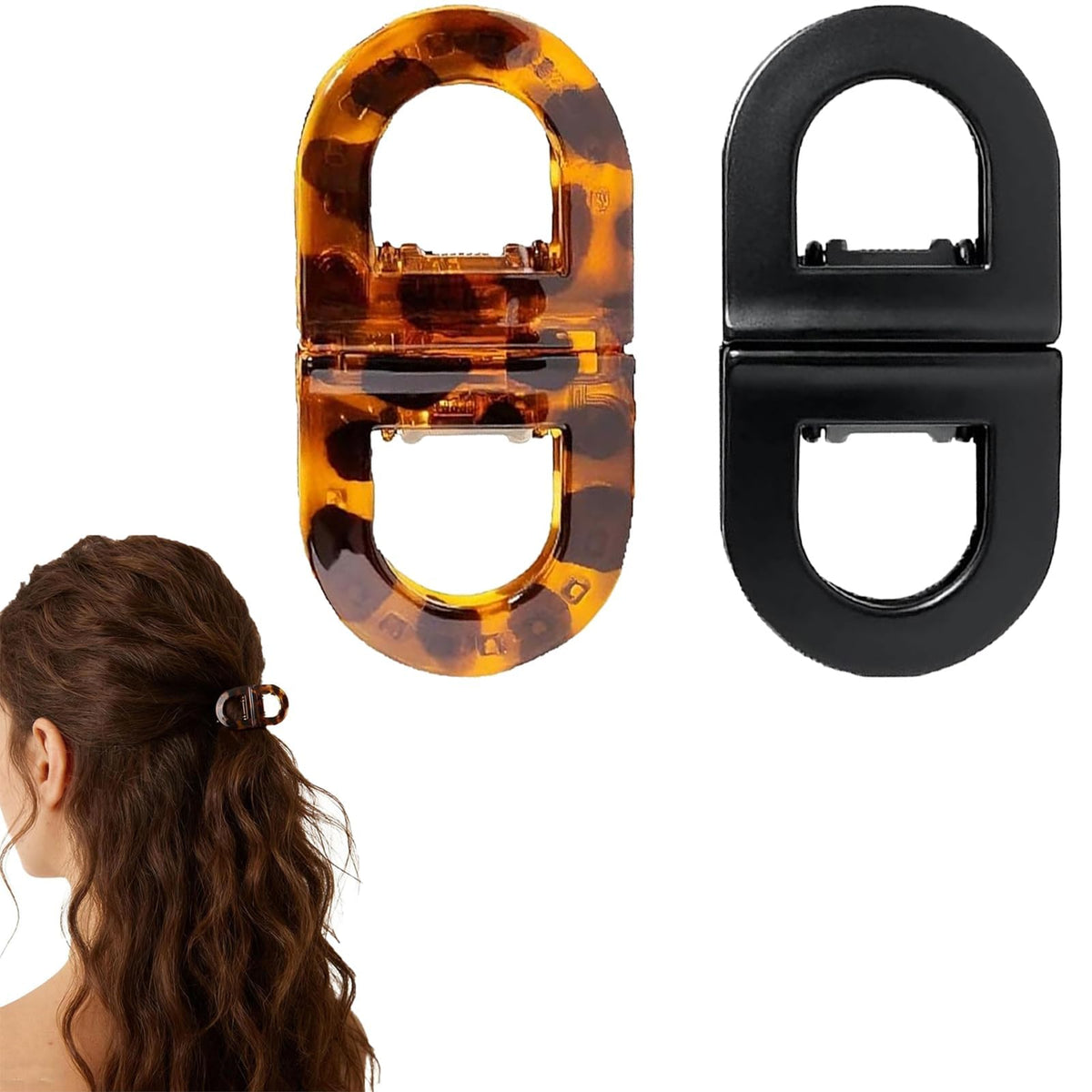 OFIGAS front view of two clips showing compact design and travel benefit