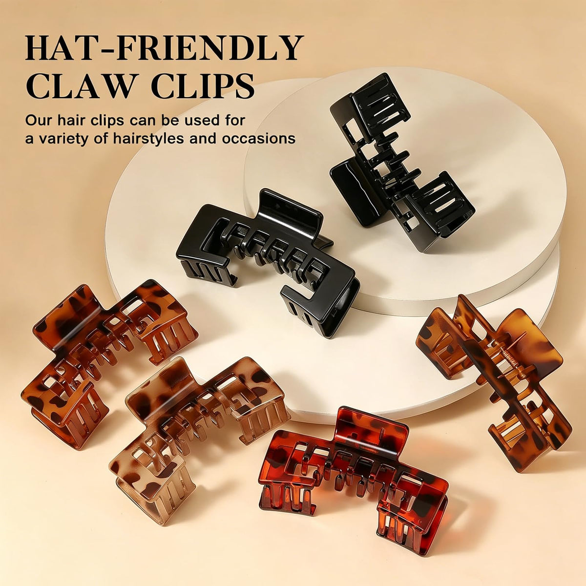 OFIGAS heavy-duty metal spring detail showing durable tension for secure hair grip