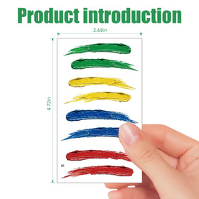 OFJRAP array of national flag stickers showing multiple countries and easy team identification benefit