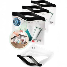Ogato clear front view showing pouch transparency and easy identification benefit
