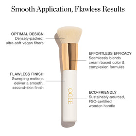 Ogee handle detail showing sturdy ferrule and comfortable grip for precision