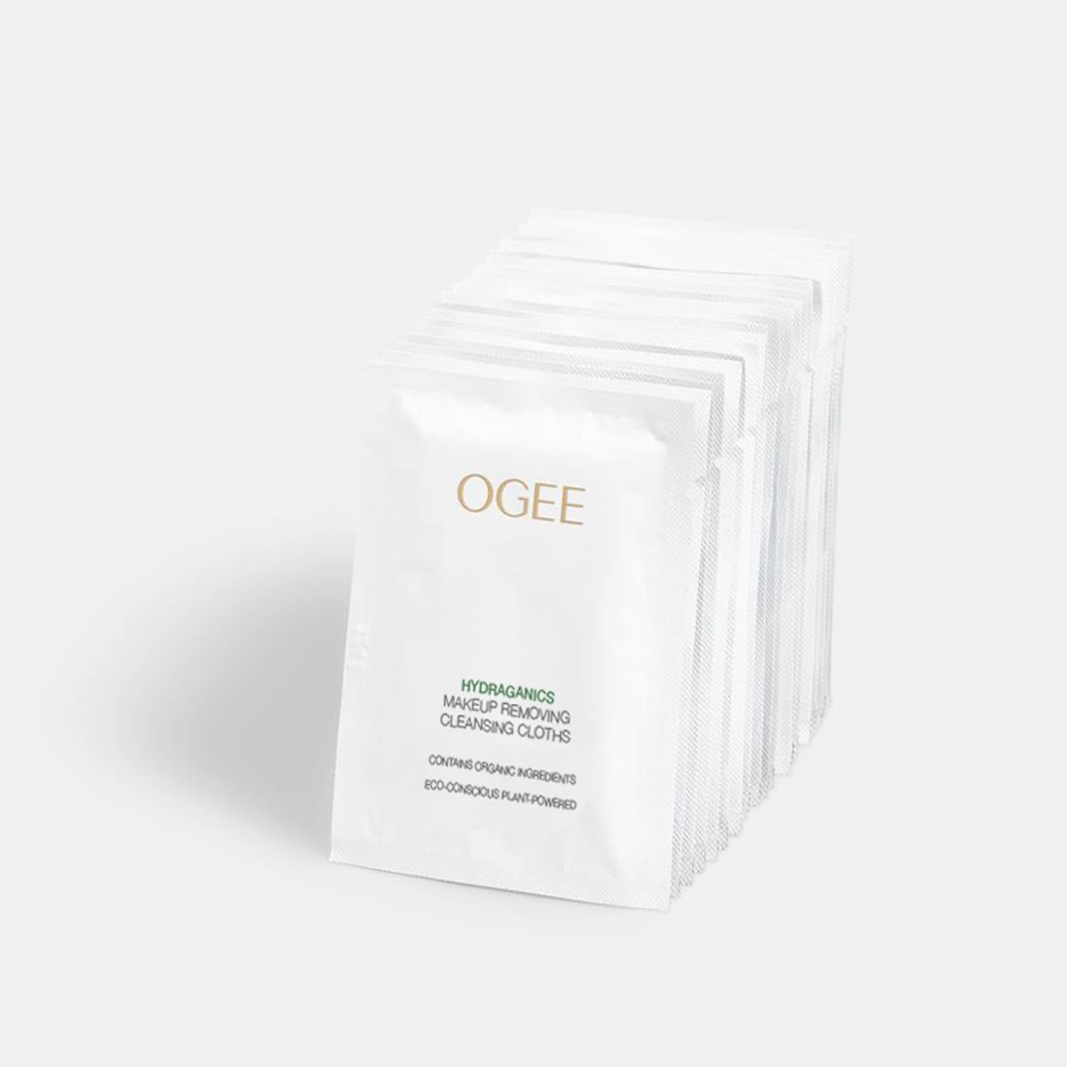 Ogee front packaging showing 20-count wipes and benefits
