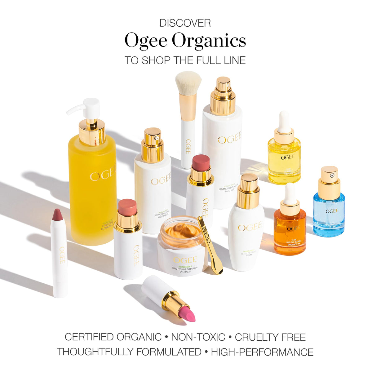 Ogee ingredient focus on green coffee oil emphasizing nourishment and skin texture