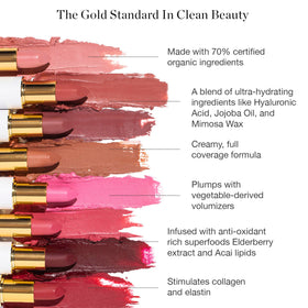 Ogee Lulu lifestyle shot on vanity conveying luxury, hydration, and wearable color