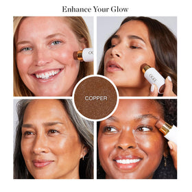 Ogee sculpted stick angled tip close-up for precise contouring