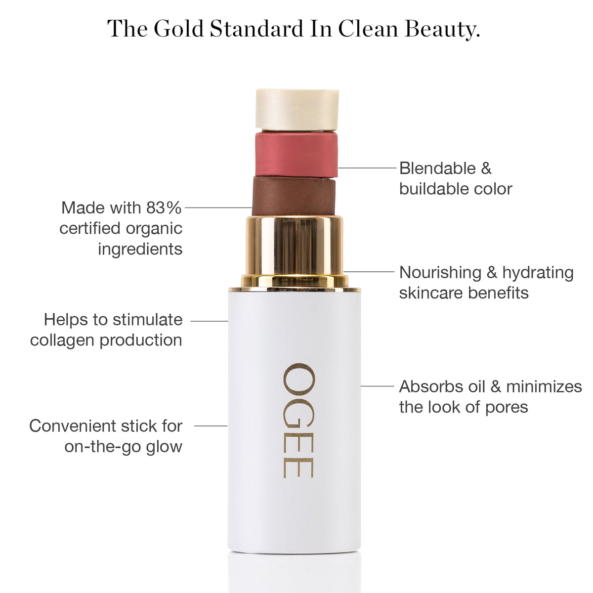 Ogee stick held in hand showing travel-friendly size and convenience