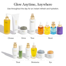 Ogee wipe removing makeup from face demonstrating effective cleanse