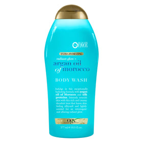 OGX bottle front packaging showing product and brand benefits