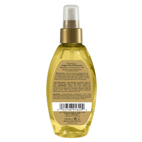 OGX bottle on bathroom counter in a styled routine scene for everyday use