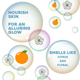 OGX bottle beside argan nuts illustrating cold-pressed oil ingredient benefit