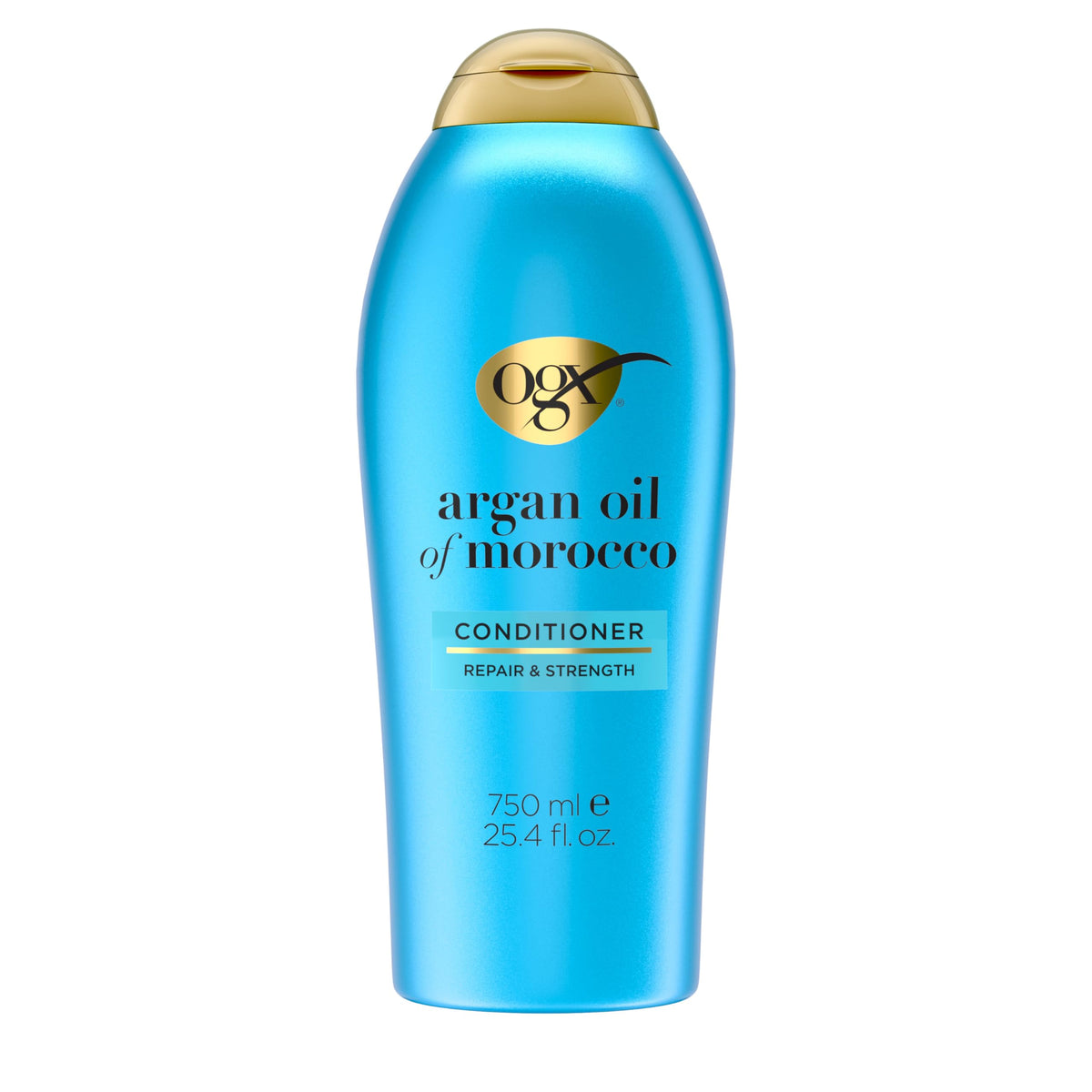 OGX front bottle view showing size and label for easy identification