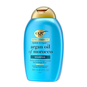 OGX before and after hair photo showing reduced dryness and improved manageability