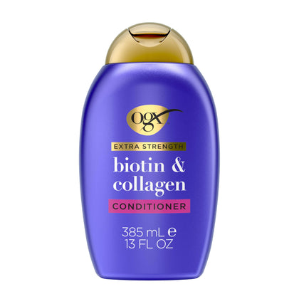 OGX front packaging showing label and 13 fl oz size for shelf-ready appeal