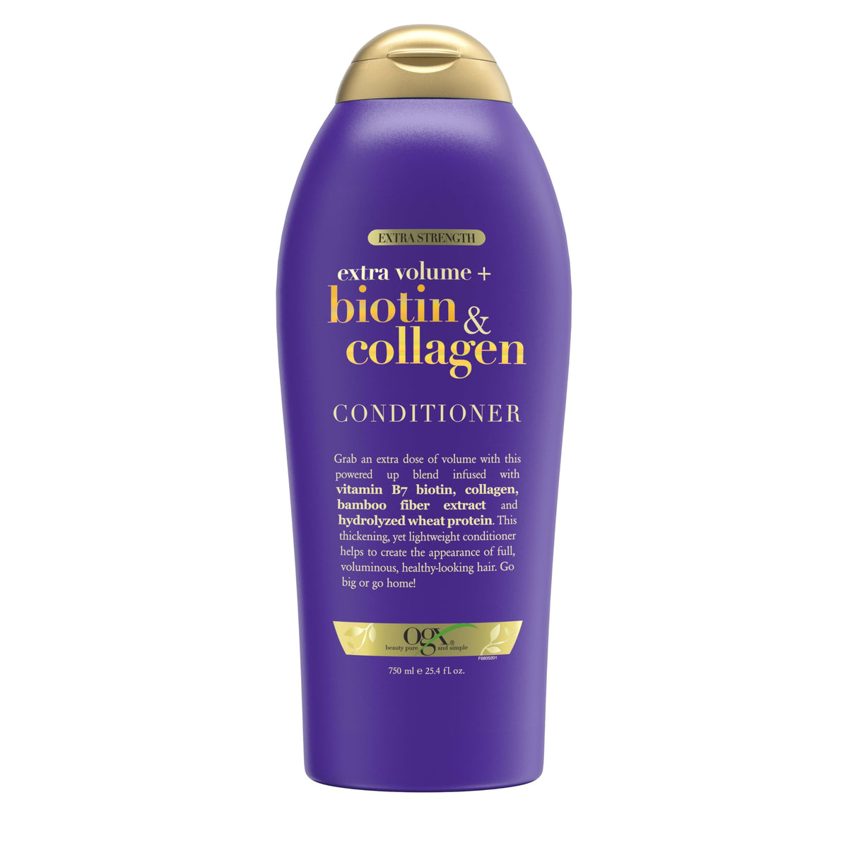 OGX front packaging showing bottle and branding for instant recognition