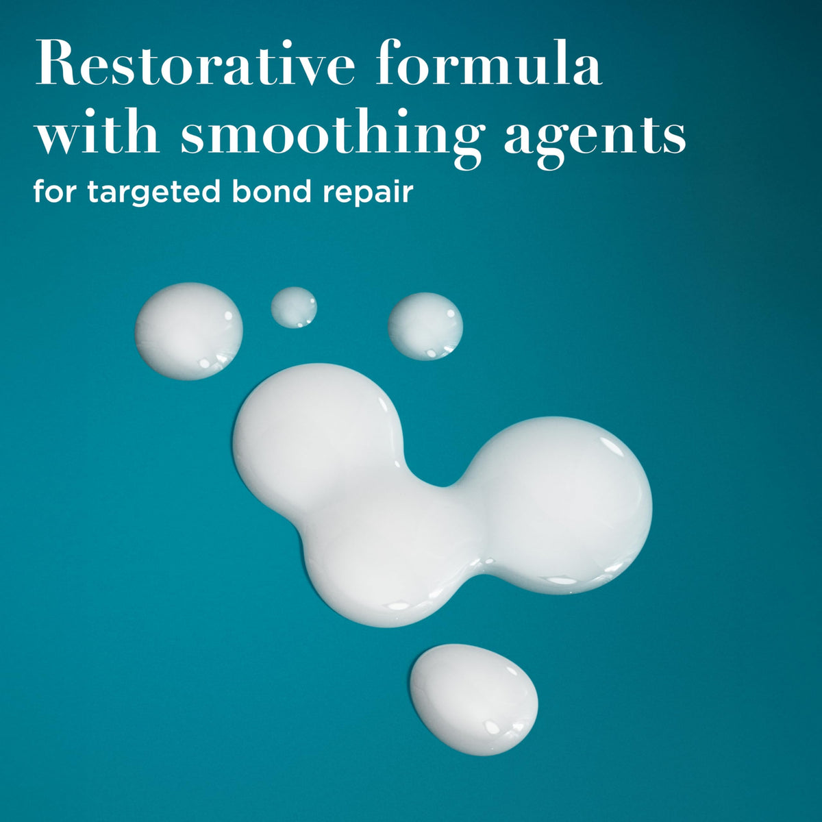 OGX bottle label detail highlighting bond protein complex ingredients