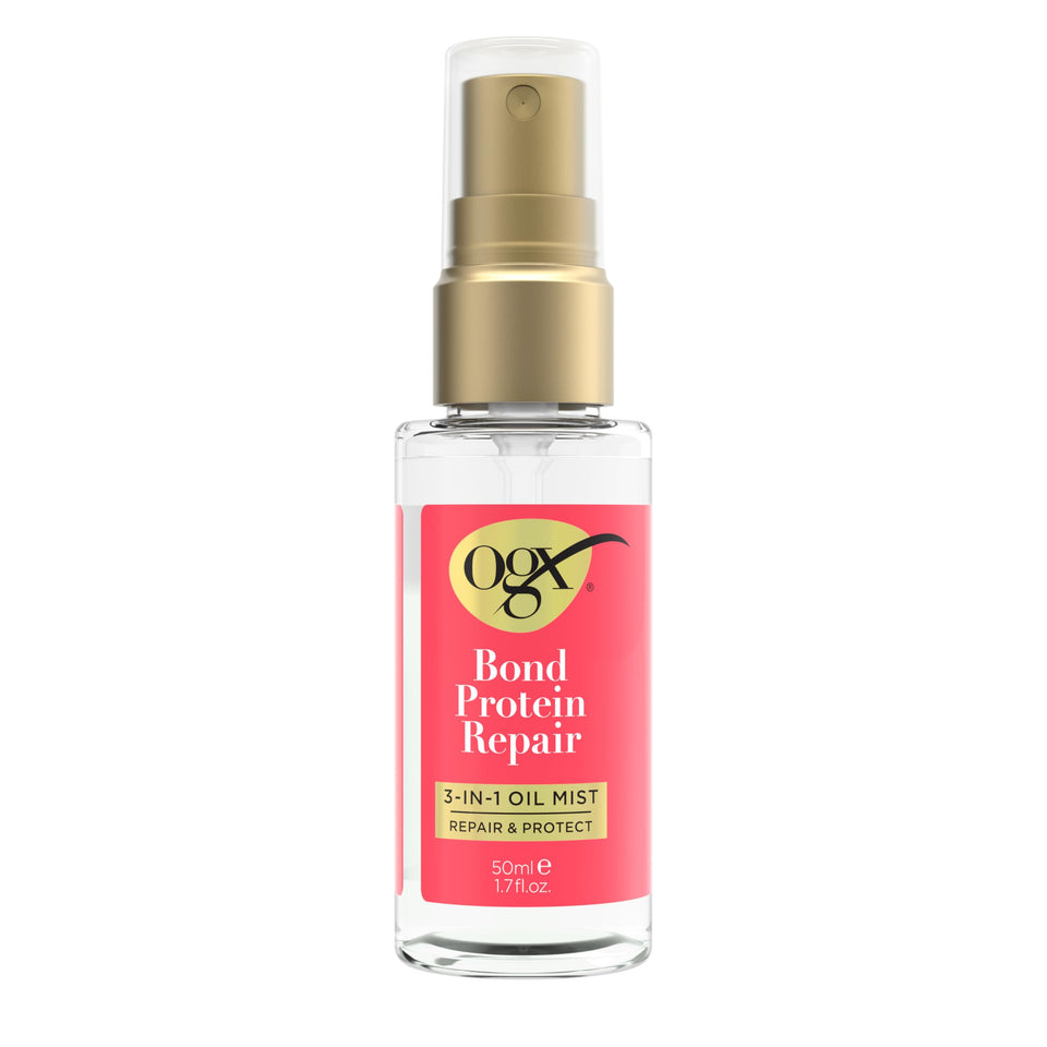 OGX front packaging showing bottle and label for easy shelf recognition