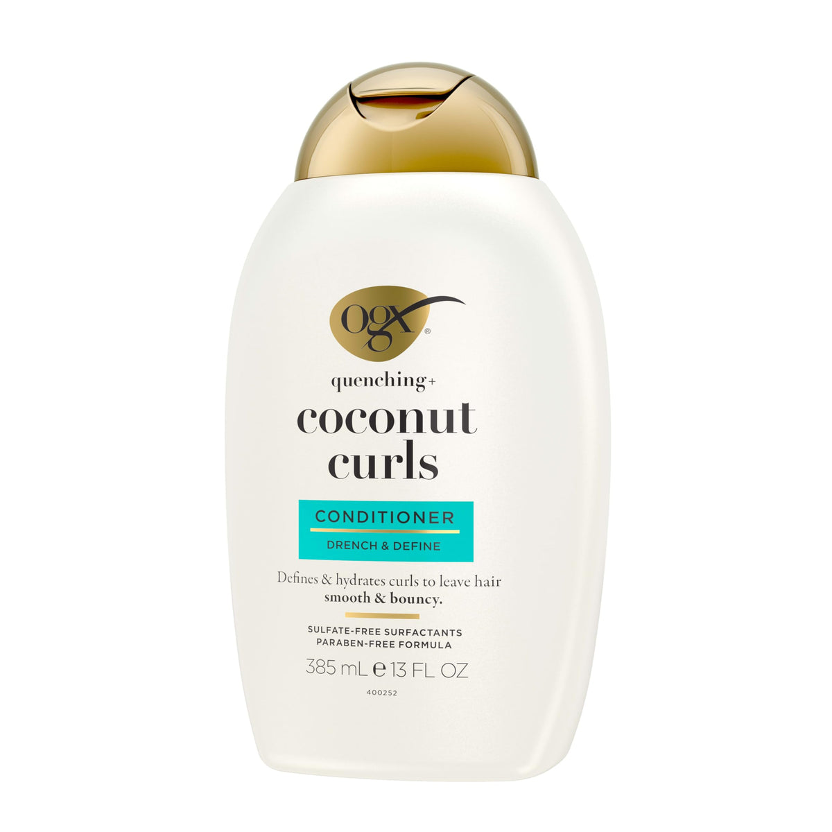 OGX conditioner on bathroom shelf in lifestyle setting showing everyday use