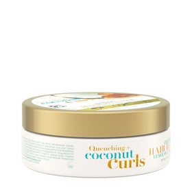 OGX label detail highlighting ingredients and paraben-free formula