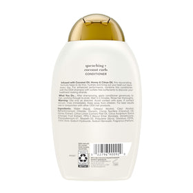 OGX Coconut Curls conditioner paired with shampoo for routine benefit