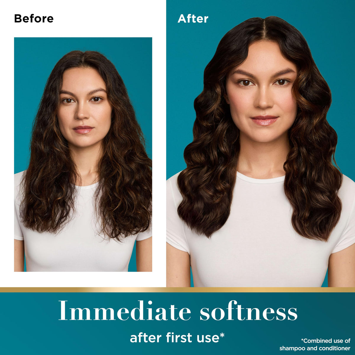 OGX coconut milk conditioner cream close-up highlighting smooth consistency for soft hair