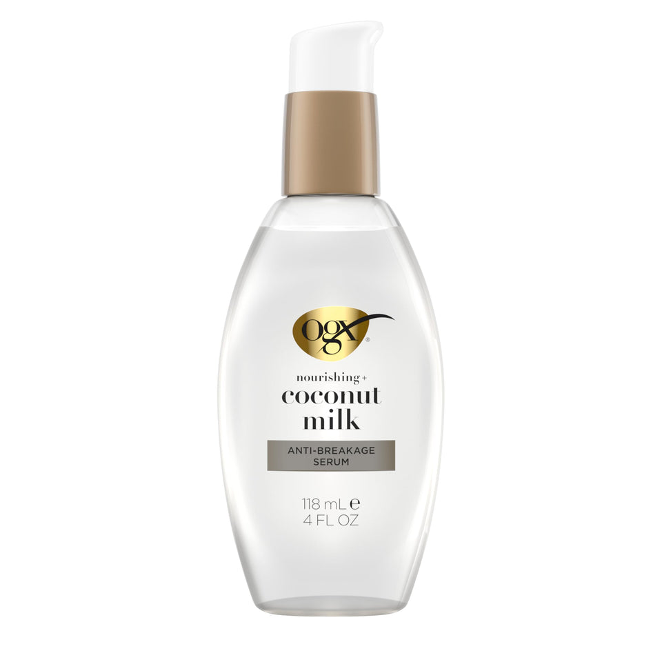 OGX front bottle view showing label and 4 fl oz size for easy identification and benefit