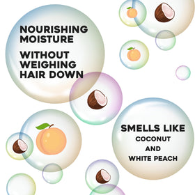 OGX close-up pump dispensing serum highlighting smooth pump action and precise dosing