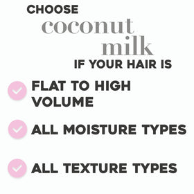 OGX texture drop of serum demonstrating lightweight hydration and non-greasy sheen