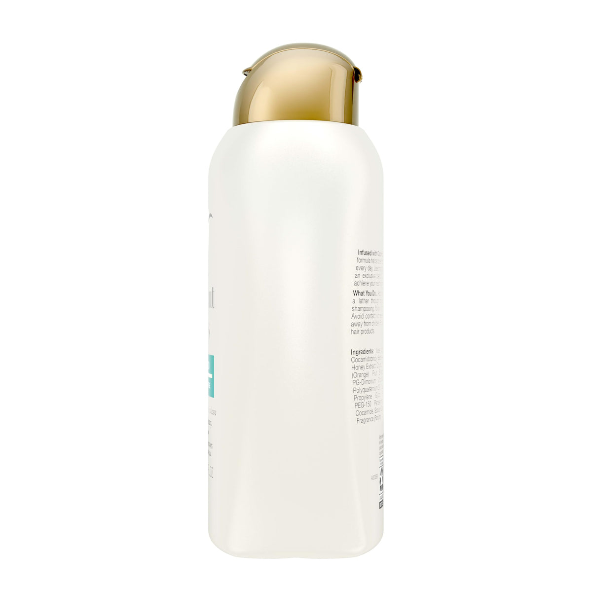 OGX coconut oil ingredient visual indicating natural conditioning benefit
