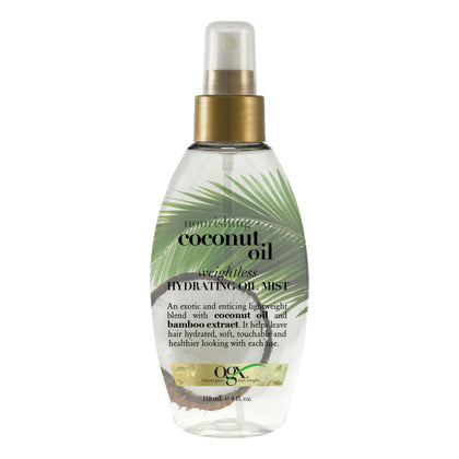 OGX front packaging showing bottle and product name with glossy finish