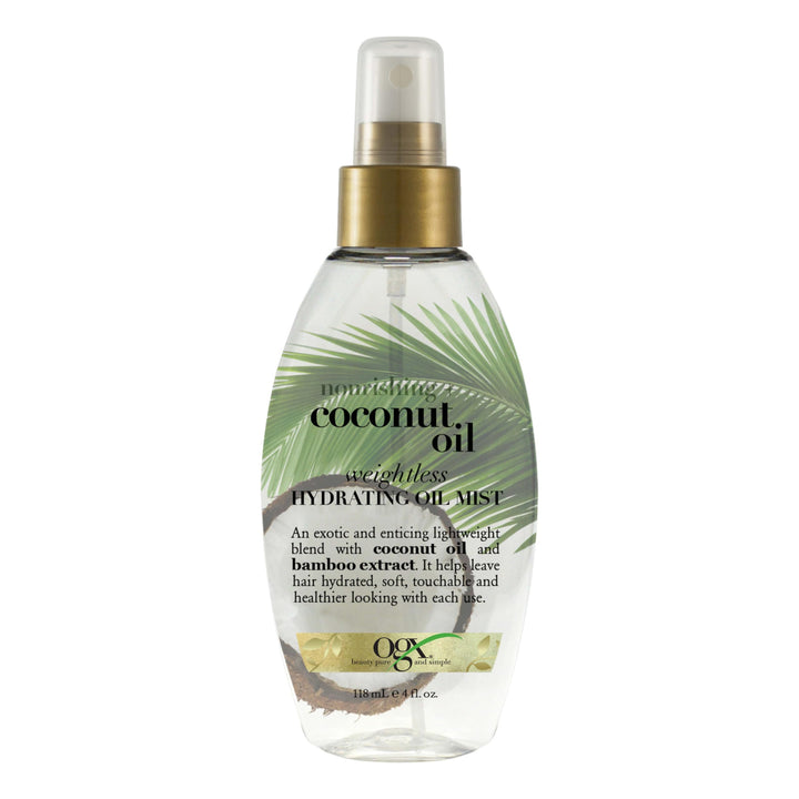 OGX front packaging showing bottle and product name with glossy finish