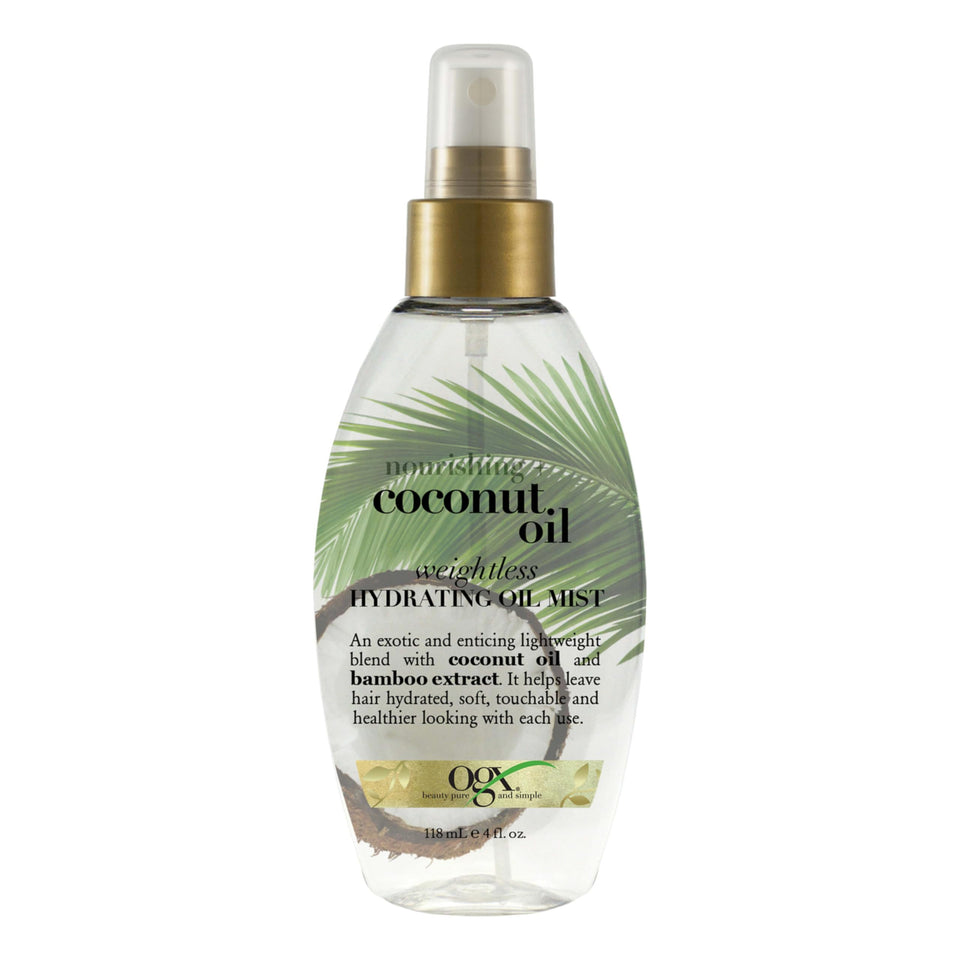 OGX front packaging showing bottle and product name with glossy finish