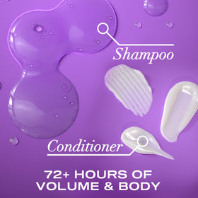 OGX conditioner cream texture shot demonstrating lightweight nourishment